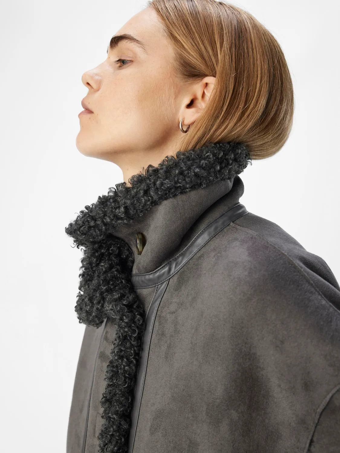 OBJOAKLYN Jacket in Dark Grey