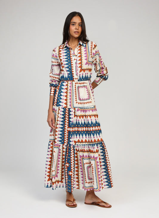 Ocharme Dress in Denim