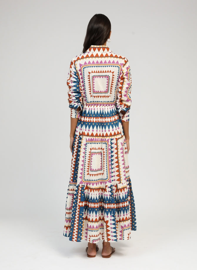 Ocharme Dress in Denim