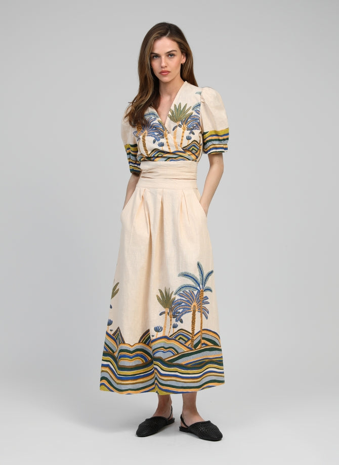 Raromy Skirt in Blue