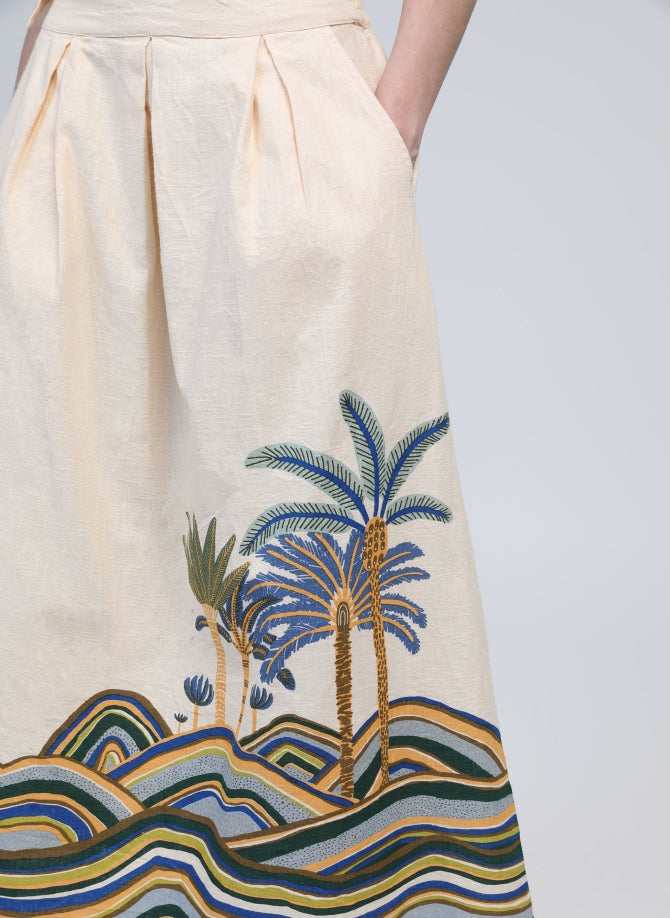 Raromy Skirt in Blue
