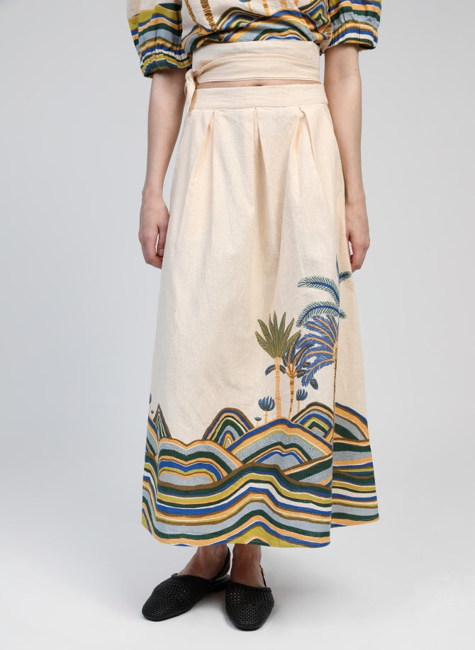 Raromy Skirt in Blue