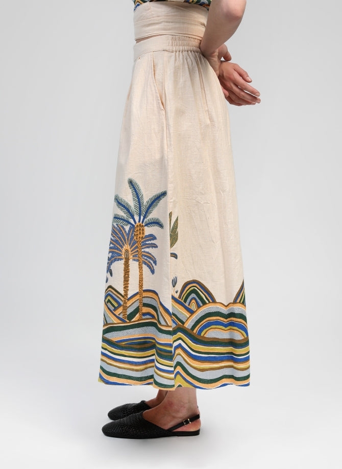 Raromy Skirt in Blue
