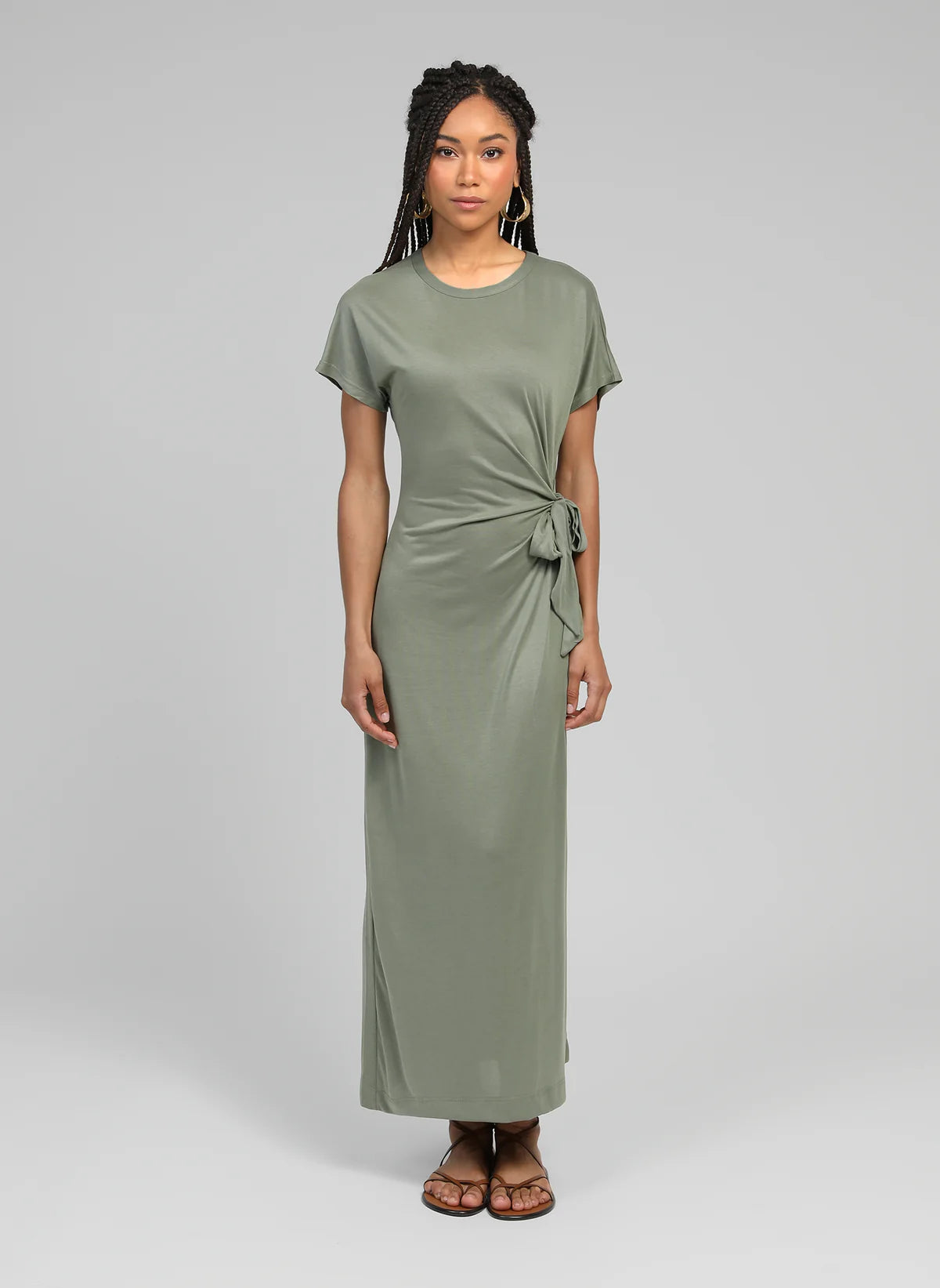 Tamisara Dress in Sage