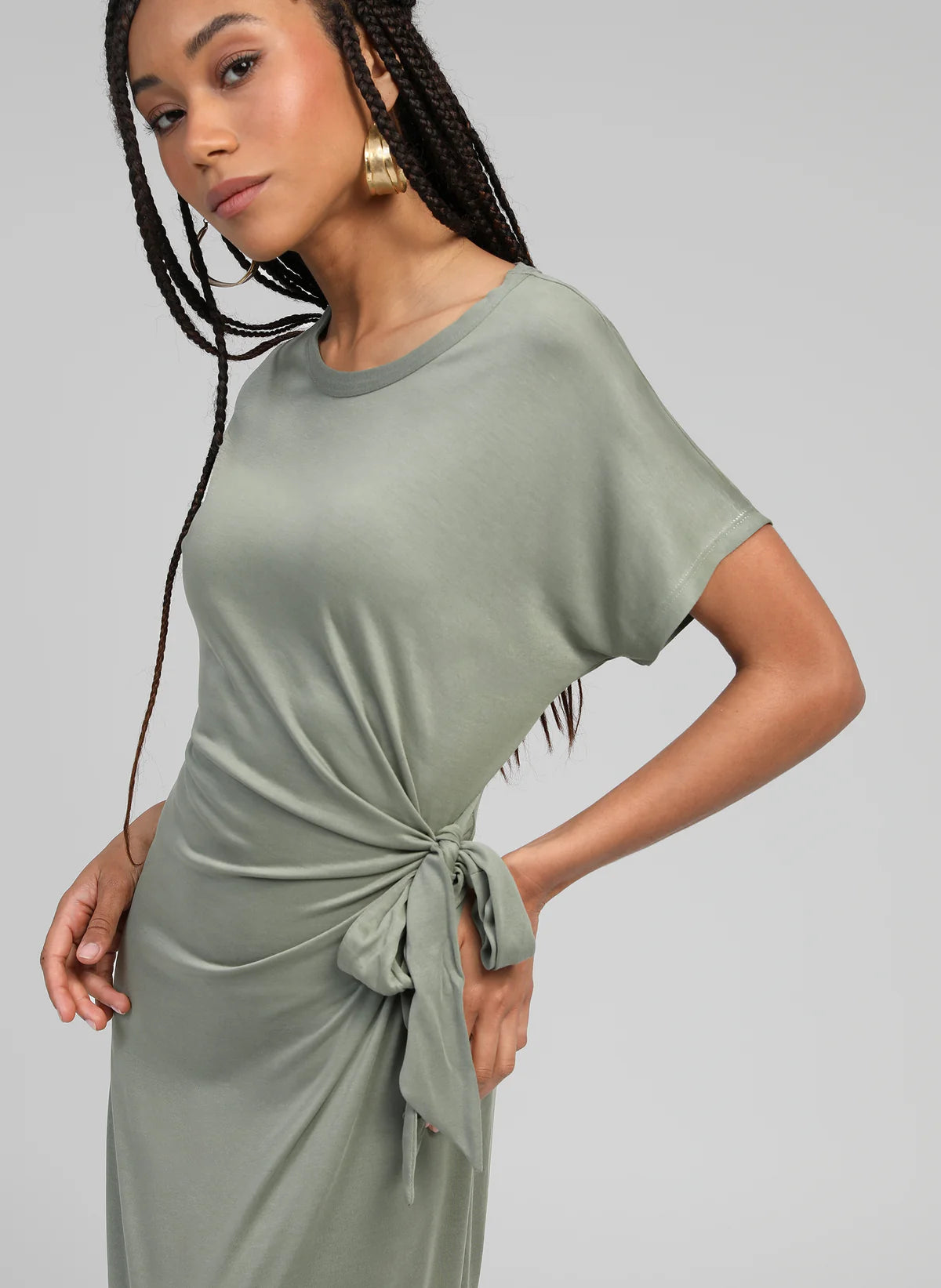 Tamisara Dress in Sage