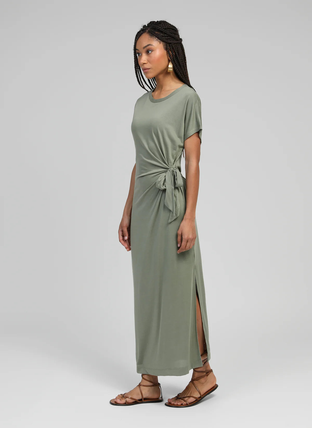 Tamisara Dress in Sage