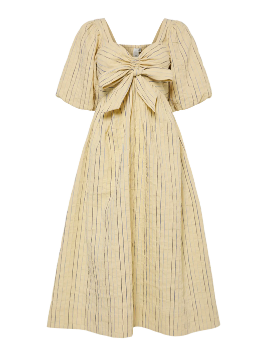 YASMELLOW Midi Dress in French Vanilla