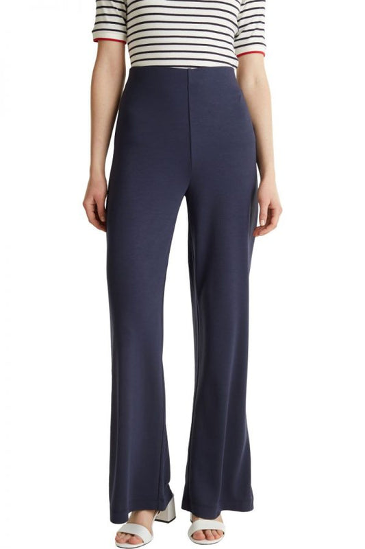 Jersey Trousers With Wide Leg