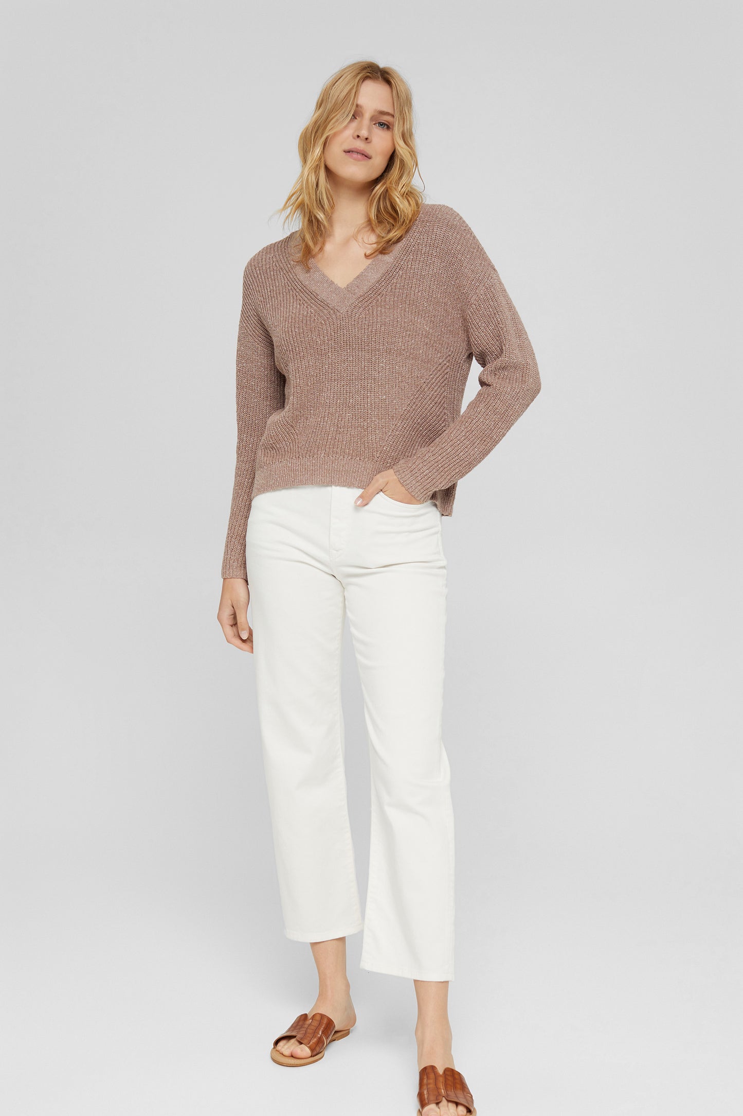Straight Off White Jeans