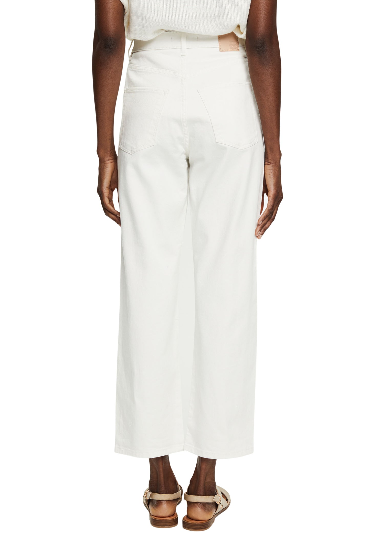 Straight Off White Jeans
