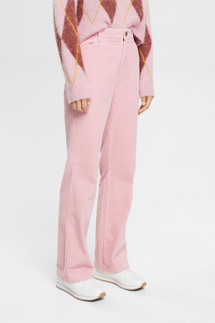 Zara pink corduroy store trousers