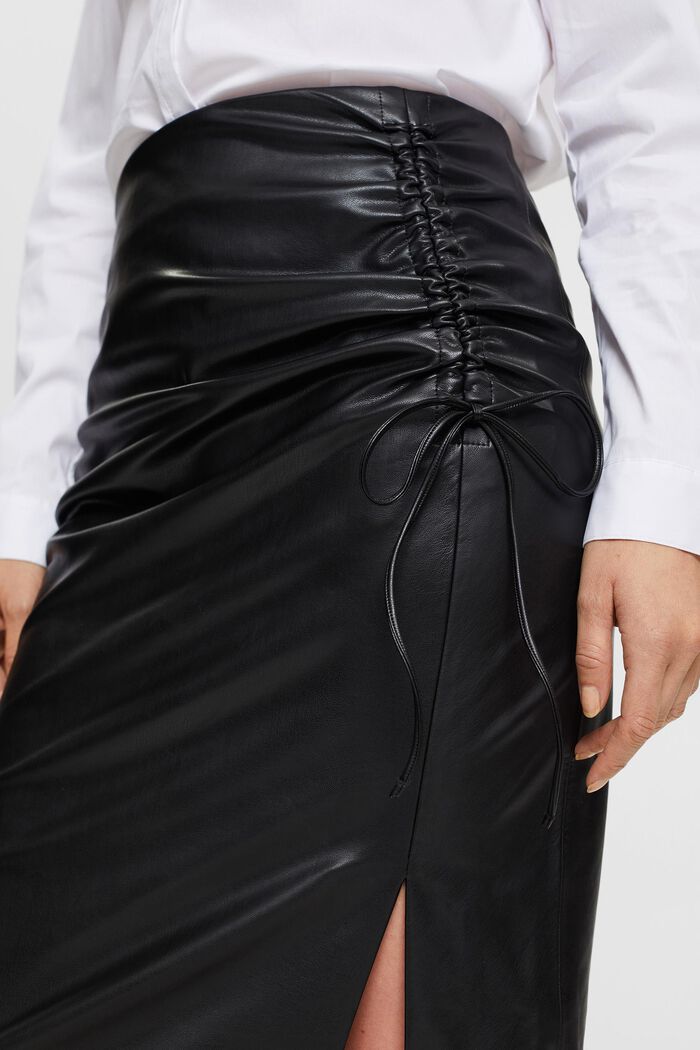 Faux Leather Pencil Skirt