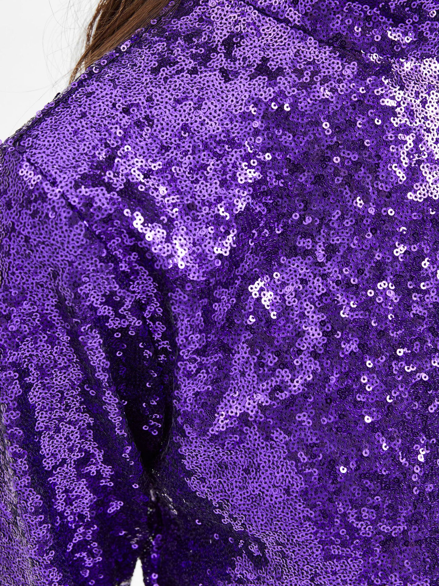 Sequin Top in Acai