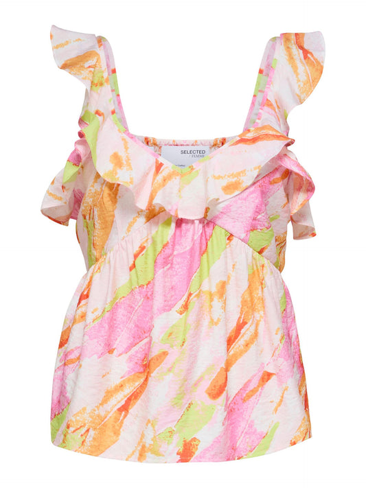 Printed Sleeveless Top