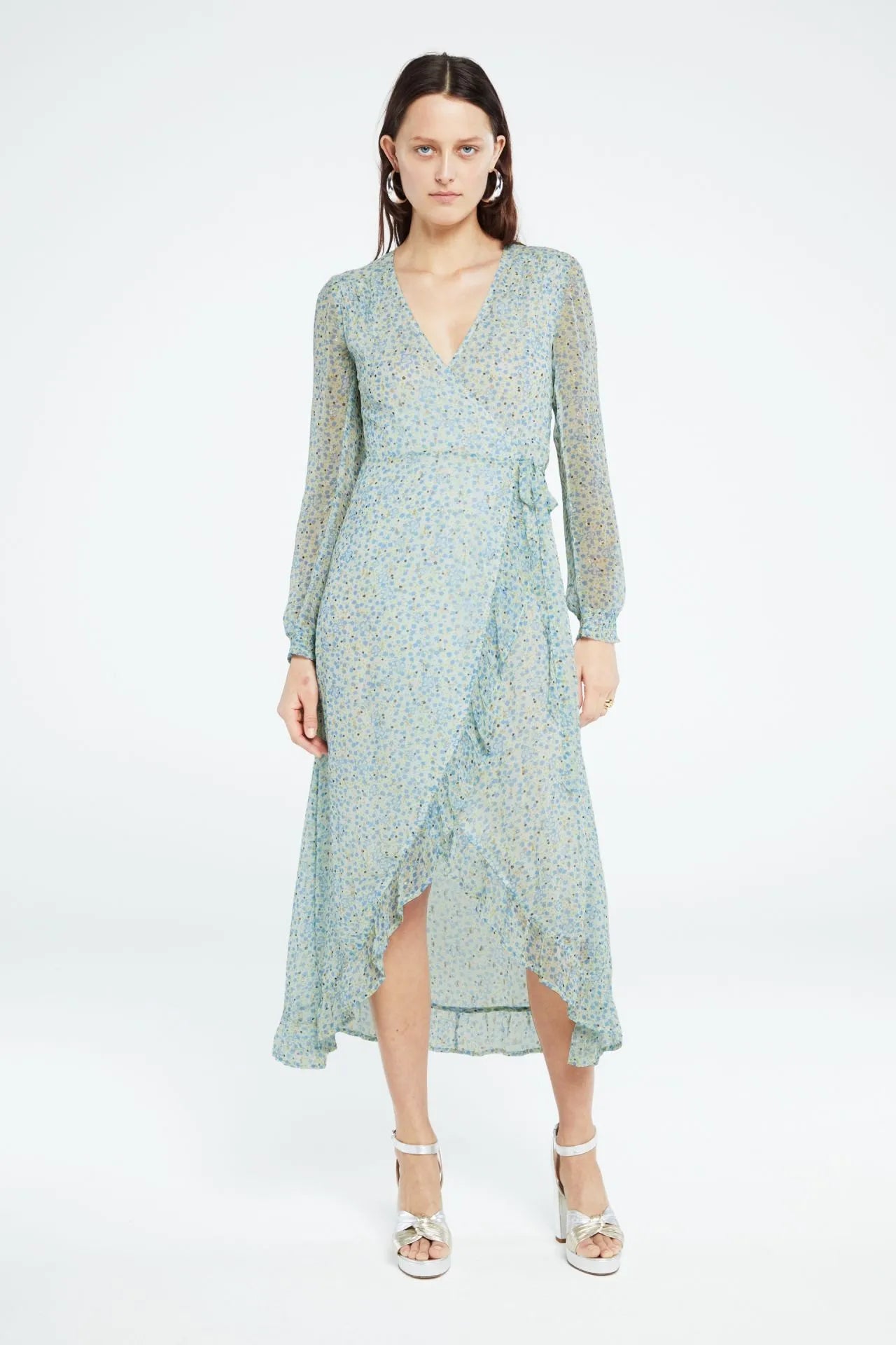 Natasja Frill Dress in Cala Blanca