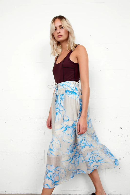 Berit Skirt in Silver Lining
