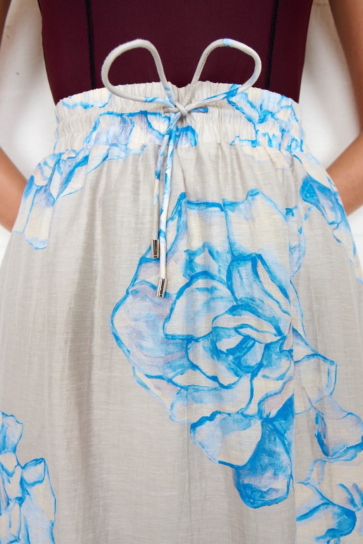 Berit Skirt in Silver Lining