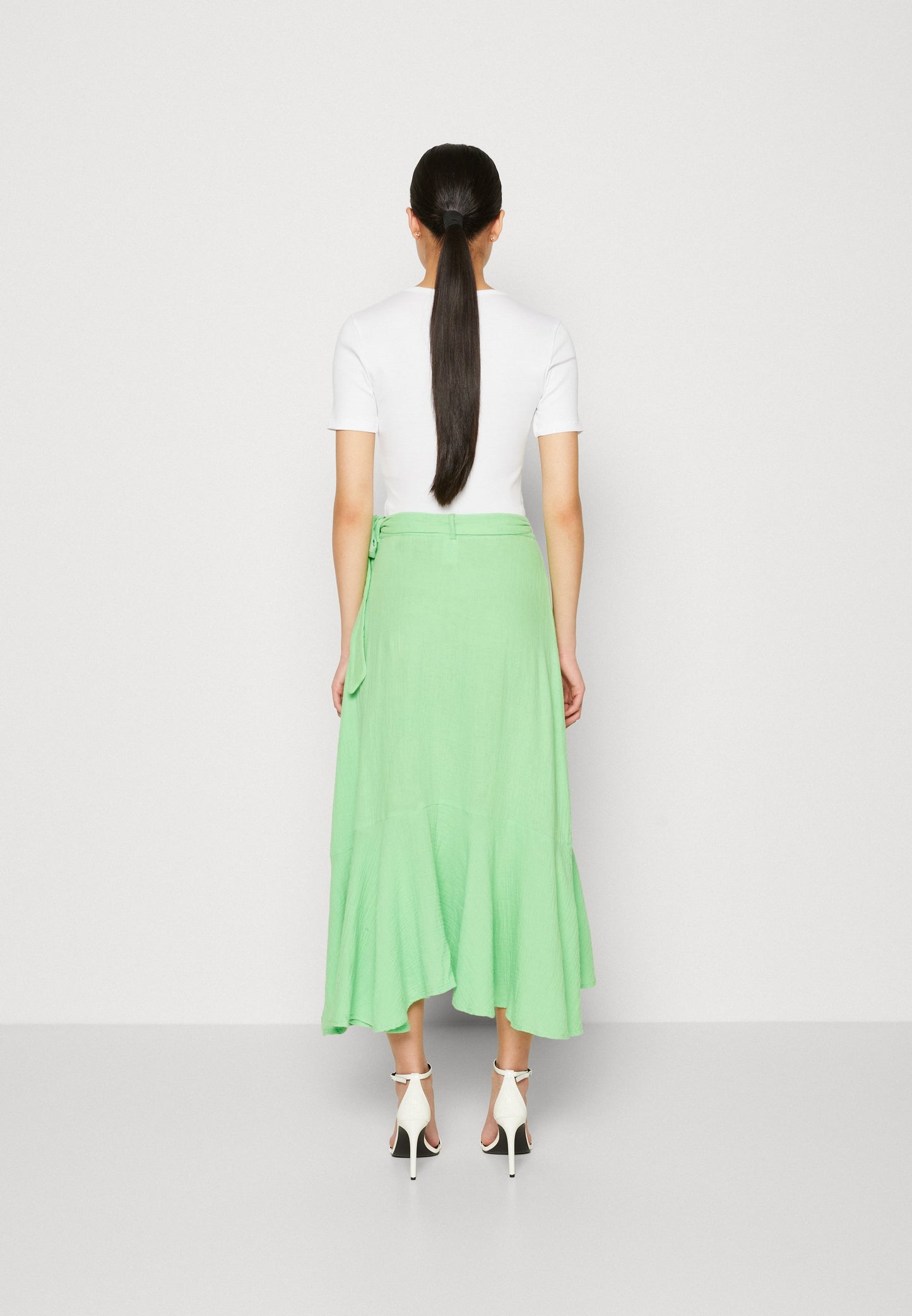 YASTAMMI Green Wrap Skirt