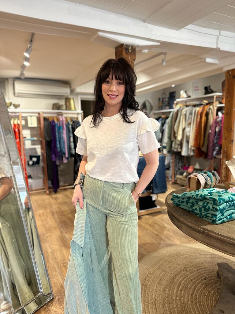 Boyas New Trousers in Mint Green