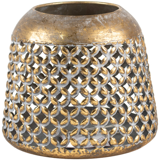 Small Metal Lantern Smooth Rim