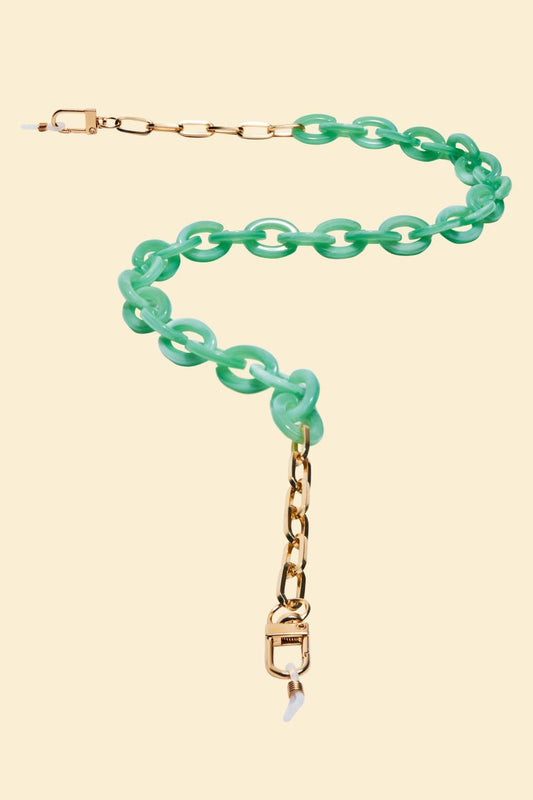 Sunglasses Chain in Block Jade