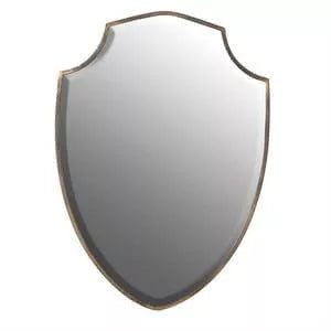 Gold Edged Shield Mirror