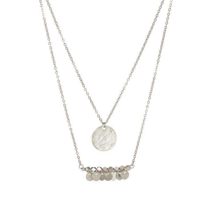 Greek Island Silver Necklace