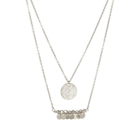 Greek Island Silver Necklace