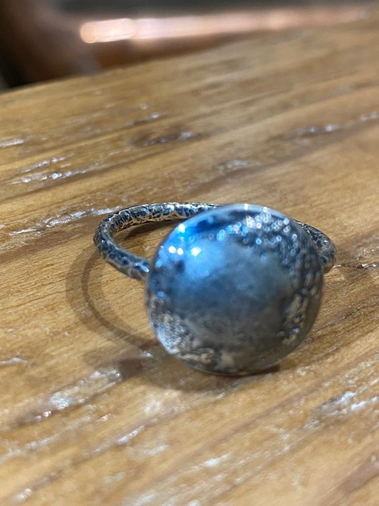 Silver Round Ring