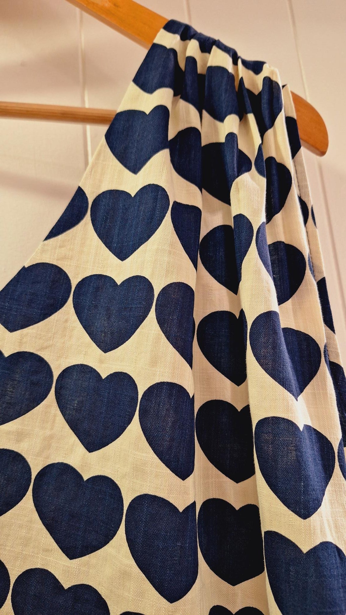 Gia Dress in Navy Hearts