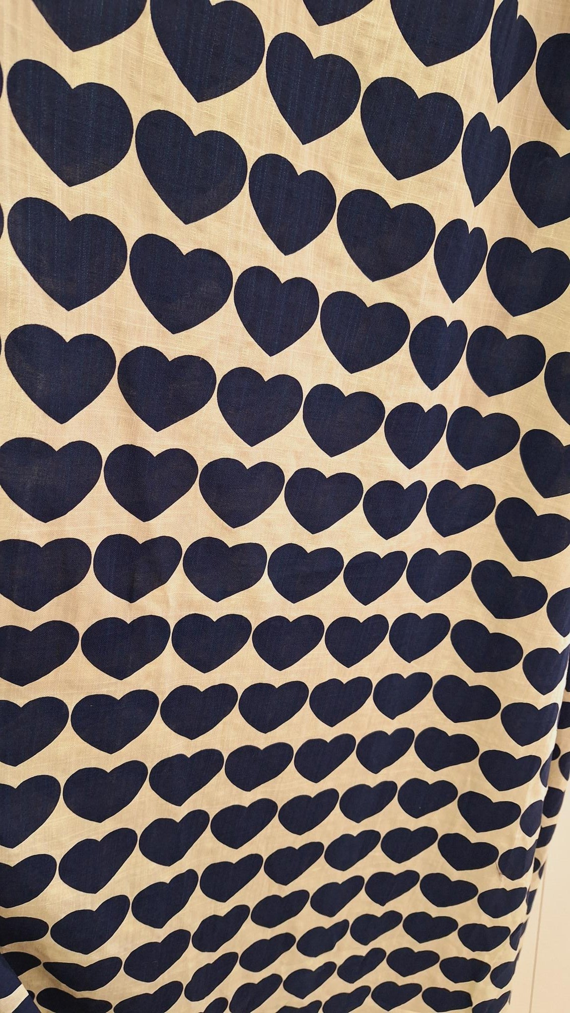 Gia Dress in Navy Hearts