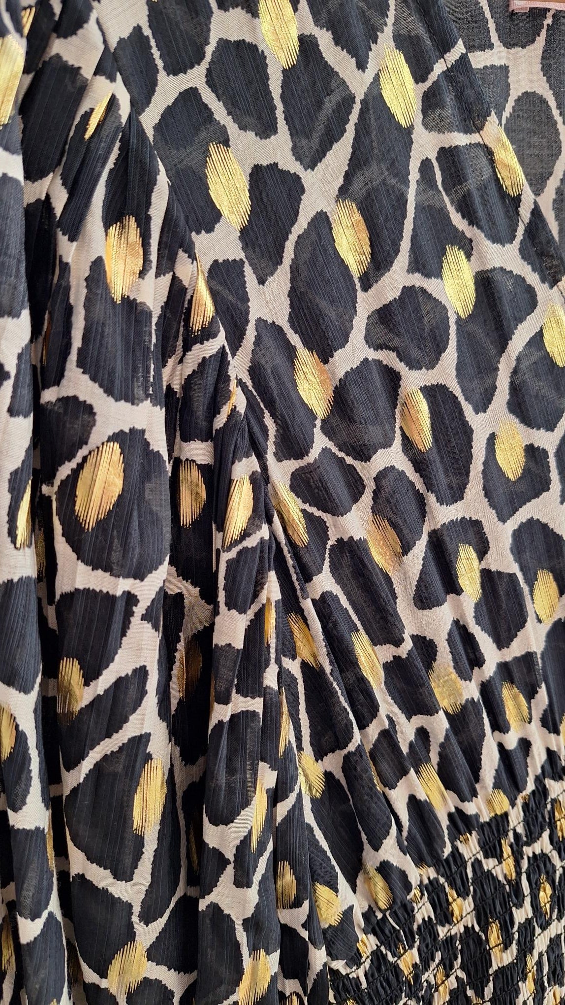 Black and Gold Whispers Dress