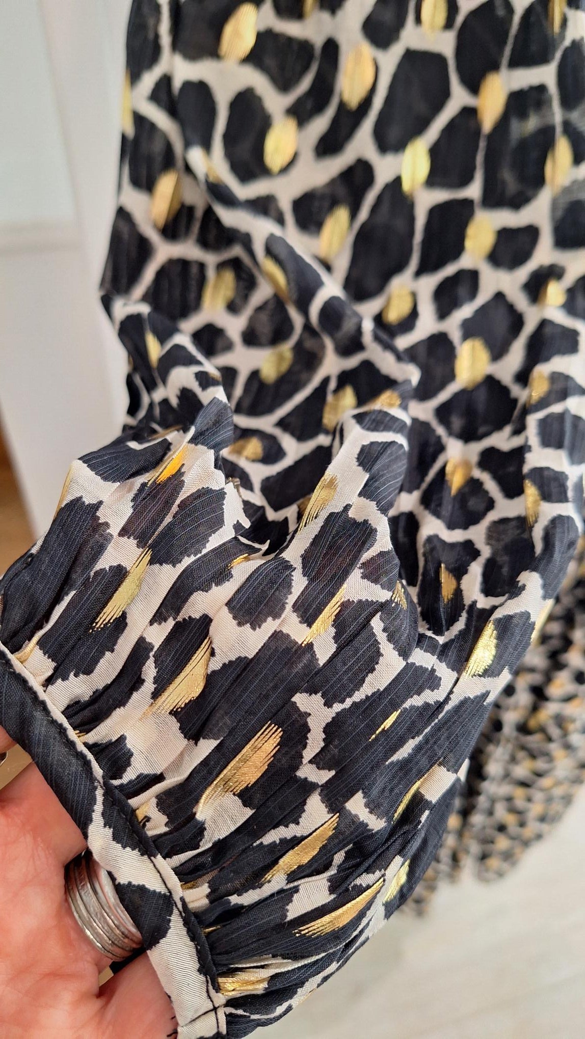 Black and Gold Whispers Dress