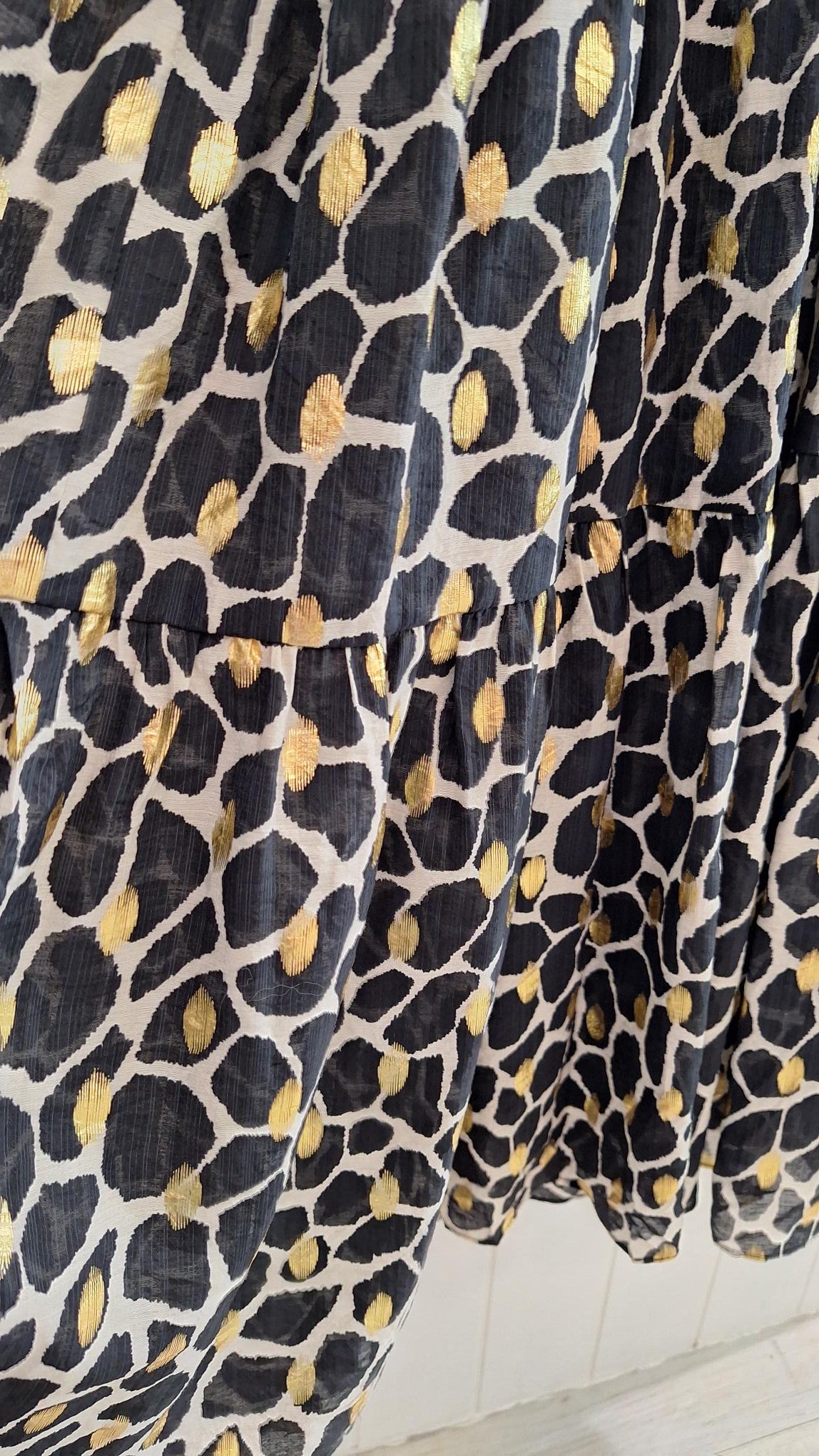 Black and Gold Whispers Dress