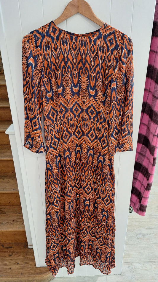 Millie Dress in Rust