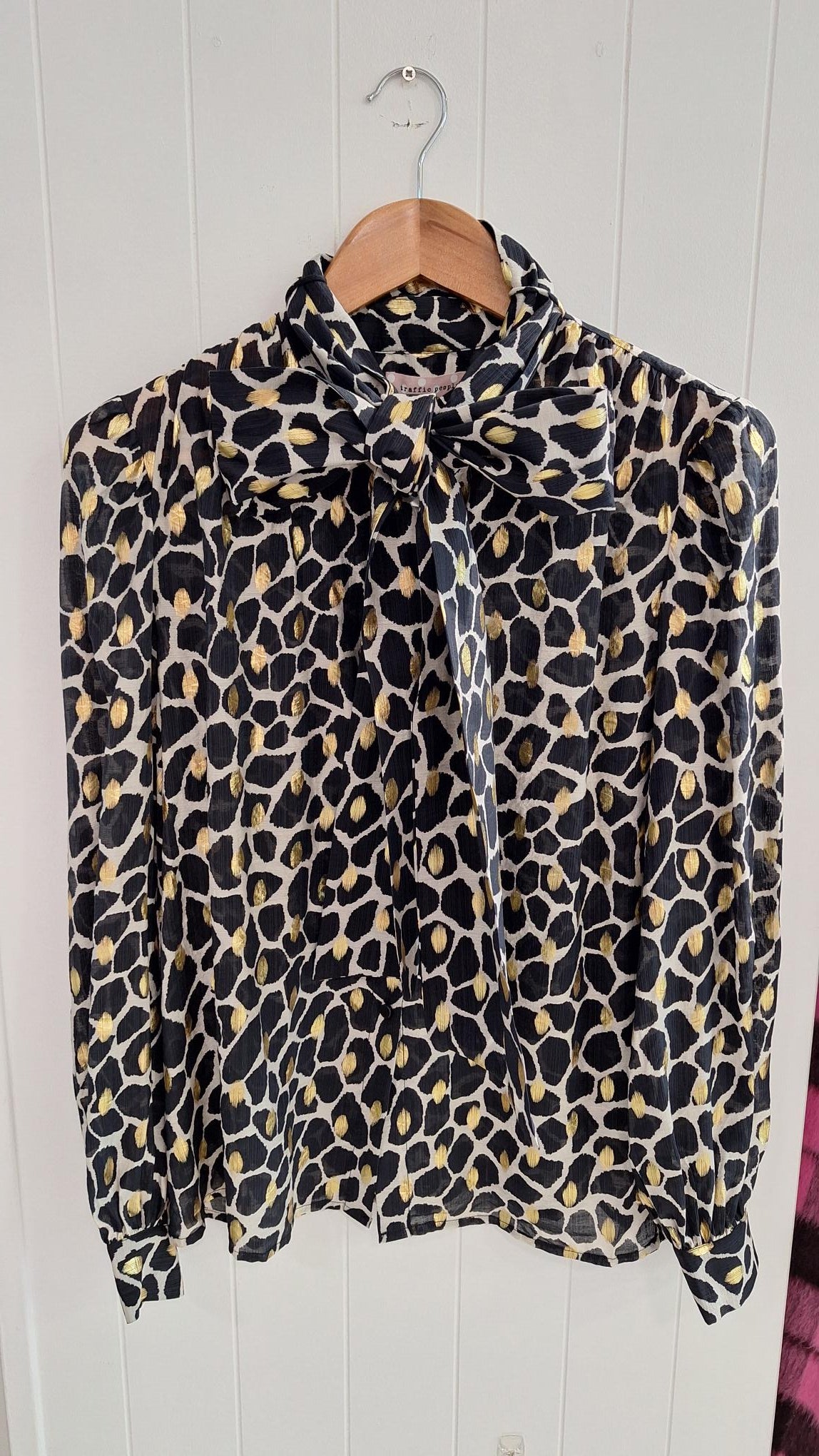 Bonnie Blouse in Black and Gold