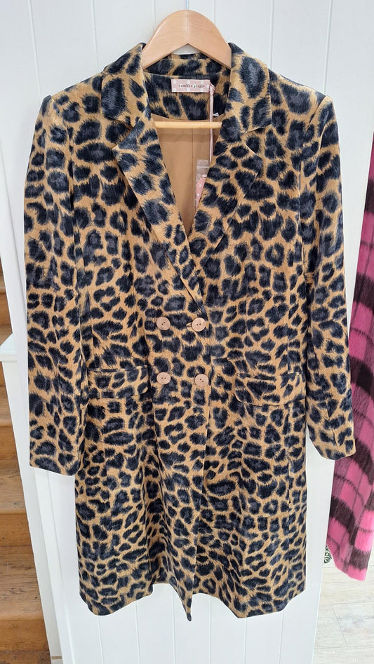 Anarchy Coat in Leopard