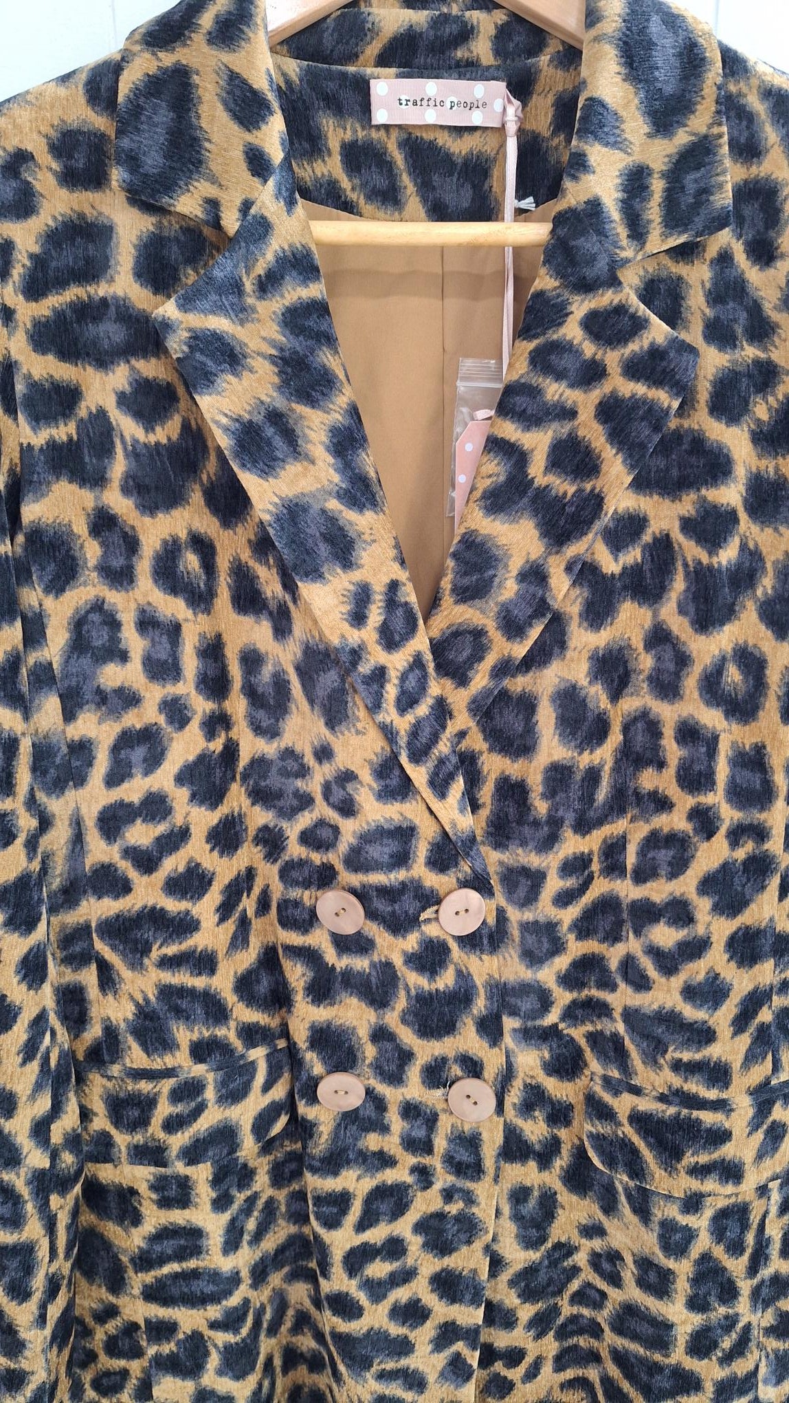 Anarchy Coat in Leopard
