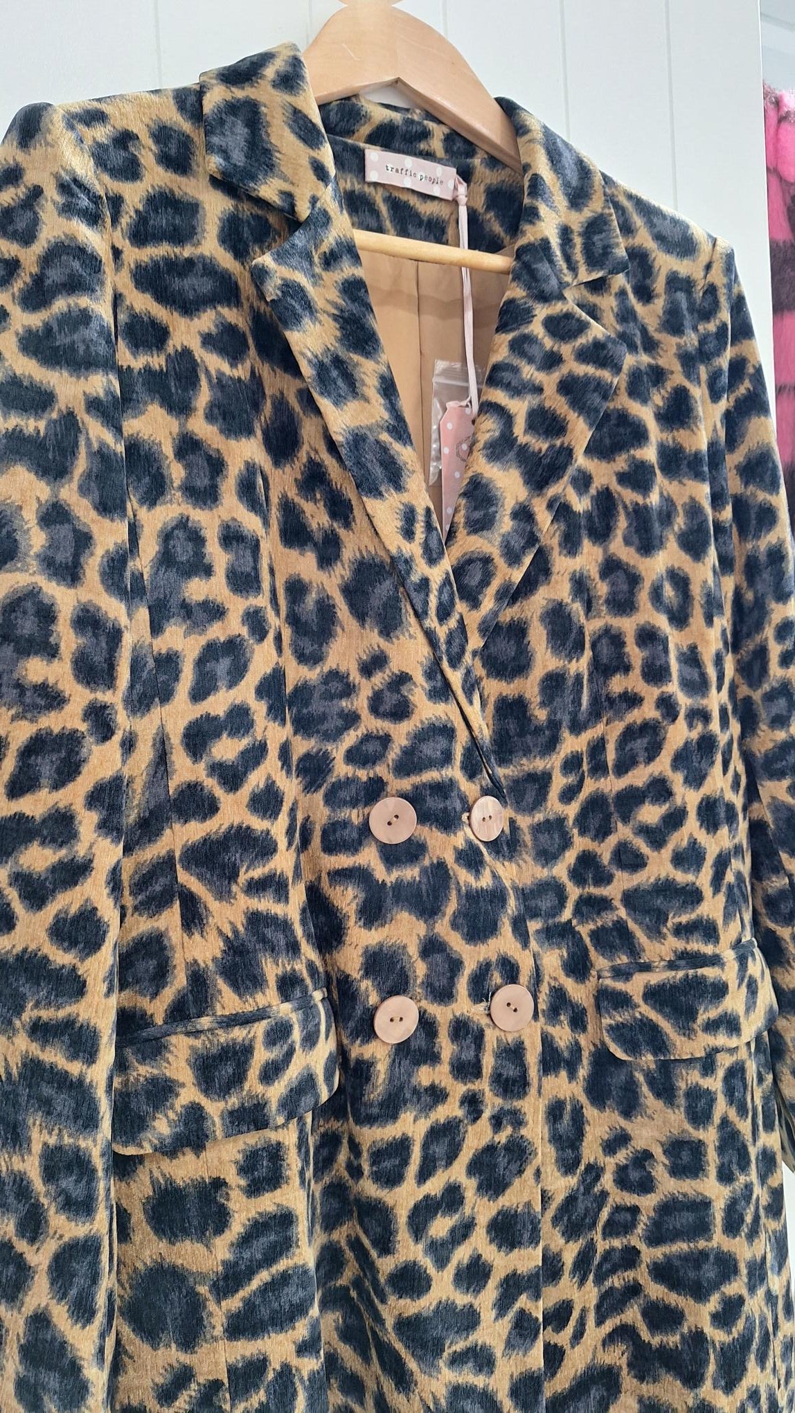 Anarchy Coat in Leopard