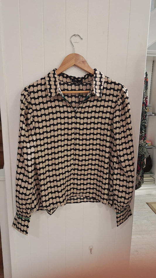 Polka Dot Printed Blouse