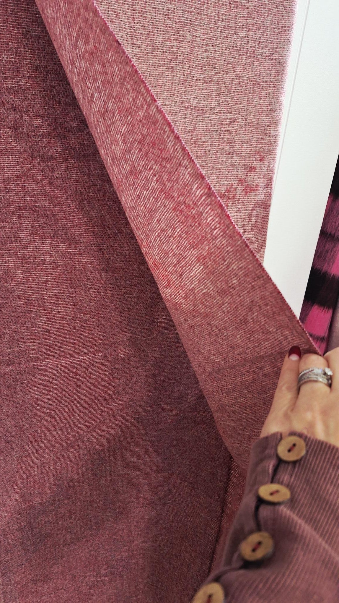 Everyday Winter Scarf in Distressed Dusty Rose