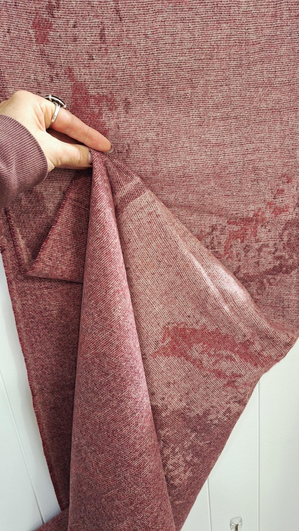 Everyday Winter Scarf in Distressed Dusty Rose