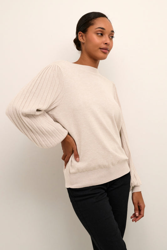 KAlone Knit Pullover in Sand