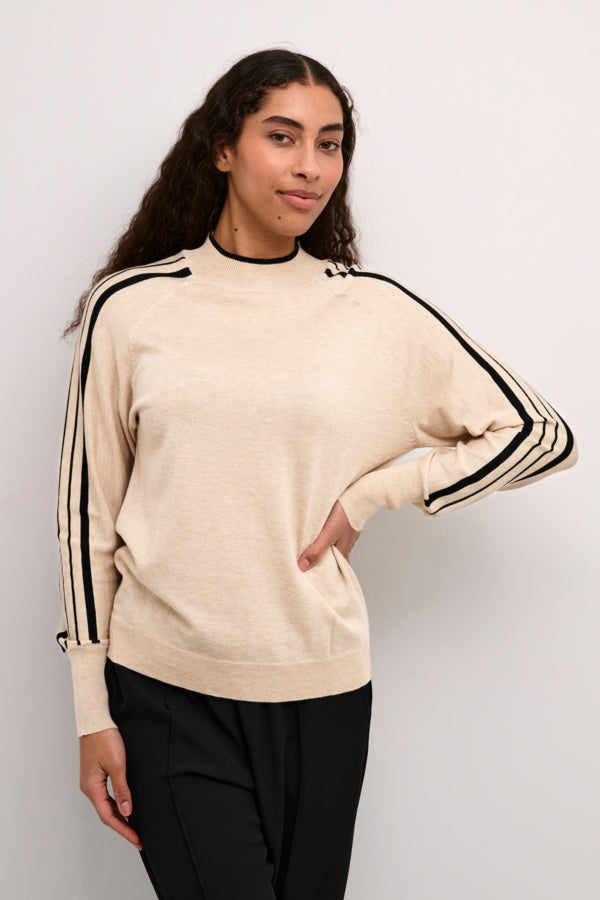 KAhenriette Pullover in Feather Grey Melange