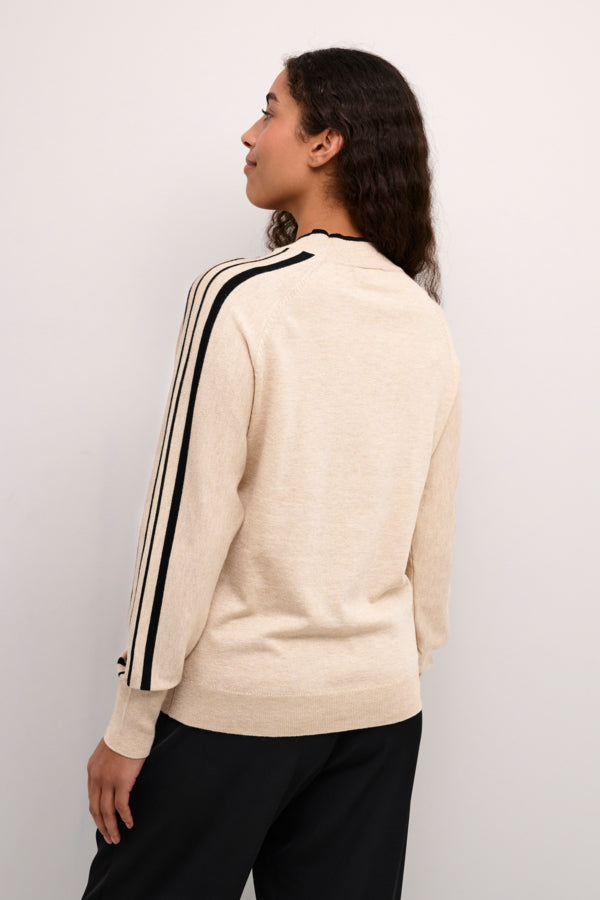 KAhenriette Pullover in Feather Grey Melange