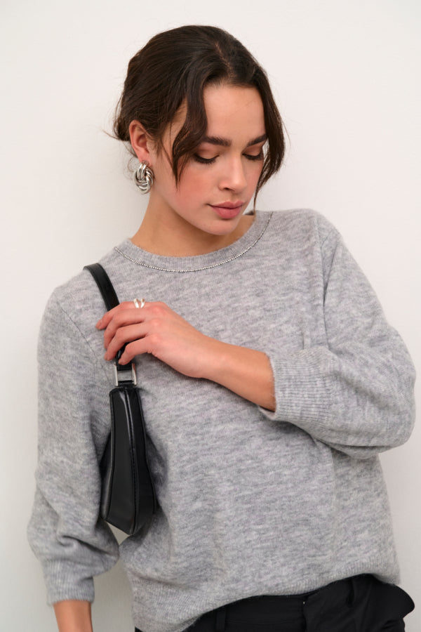 Kameridith Jumper in Grey Melange