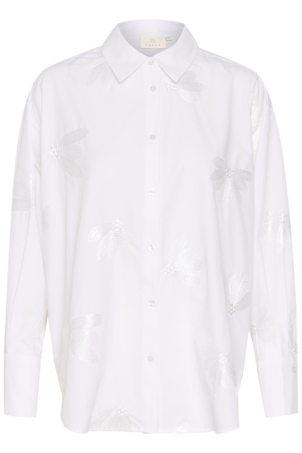 KAelsa Long Sleeved Shirt in Optical White