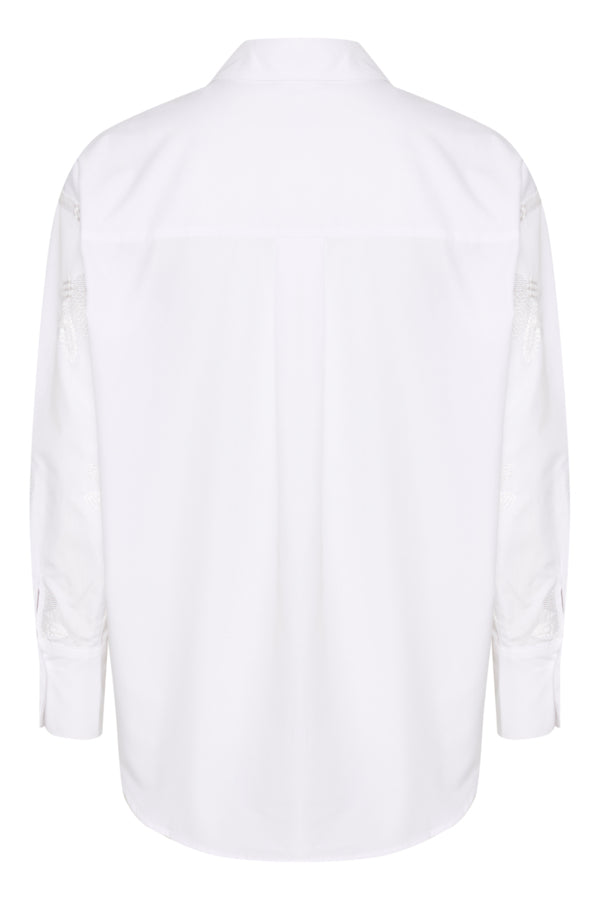 KAelsa Long Sleeved Shirt in Optical White