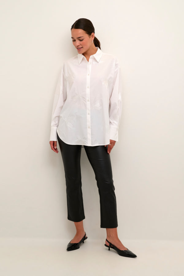 KAelsa Long Sleeved Shirt in Optical White