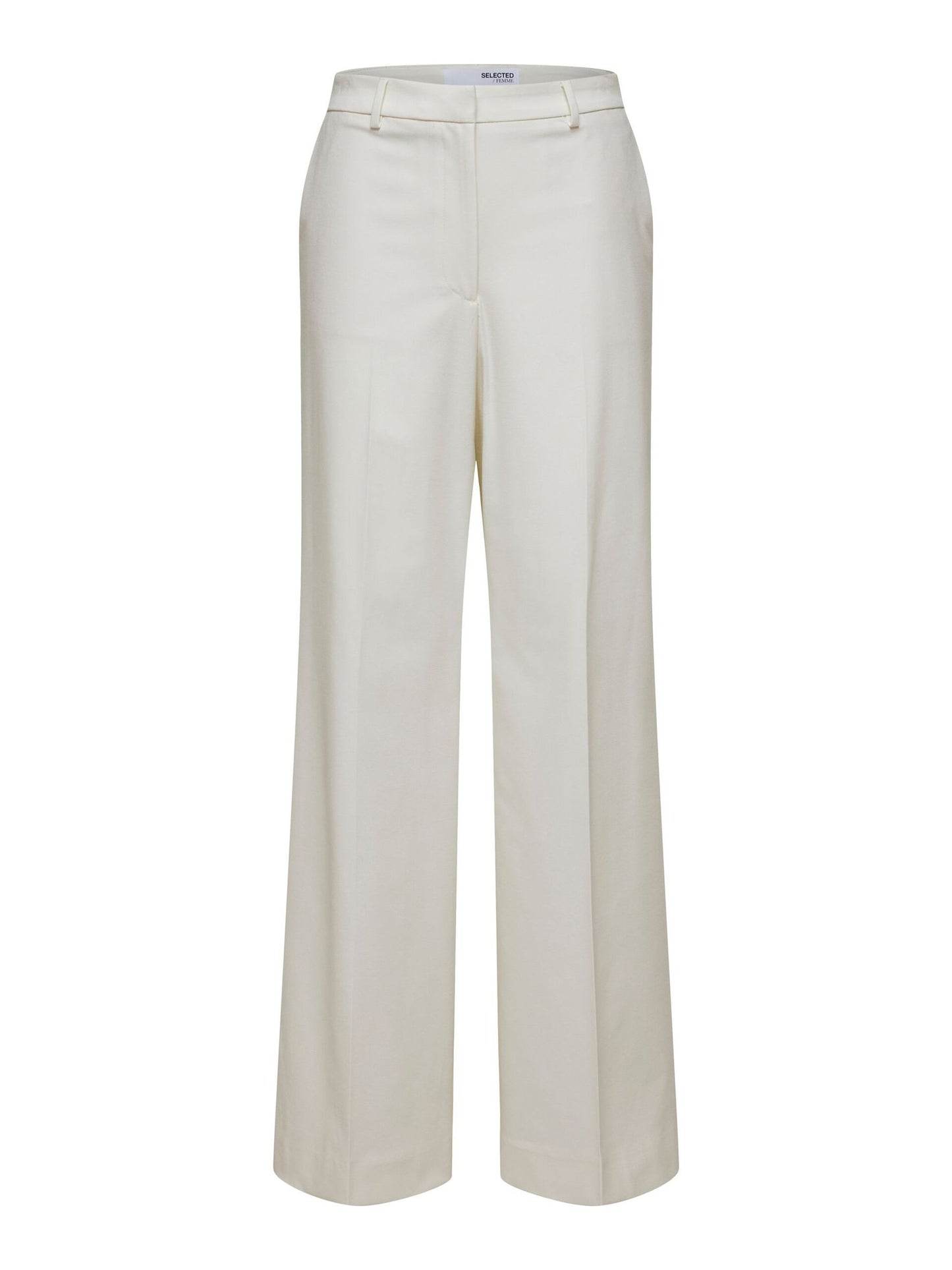 Wide Legged Trousers in Cream